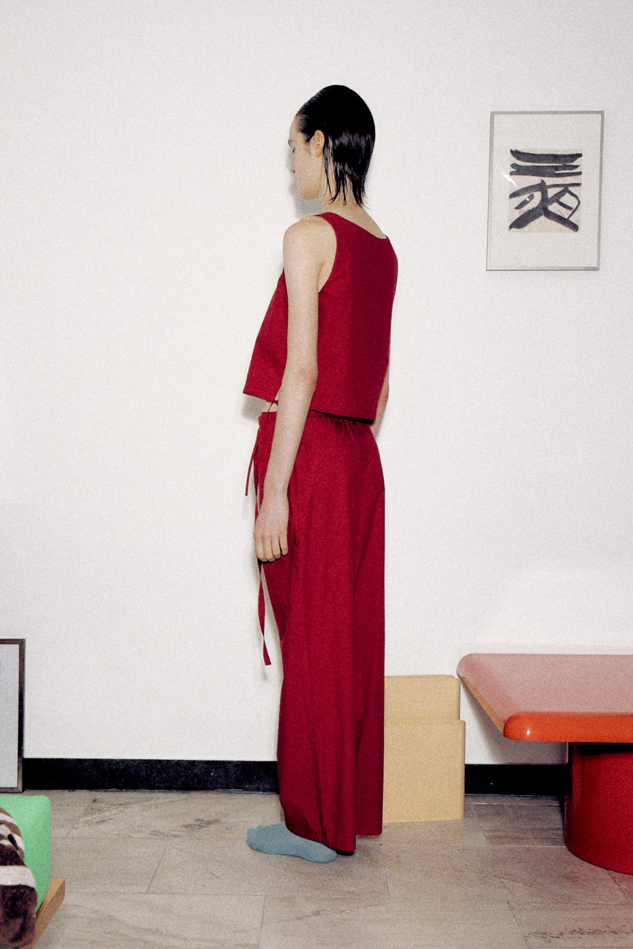 Cropped Sleeveless Strap Top