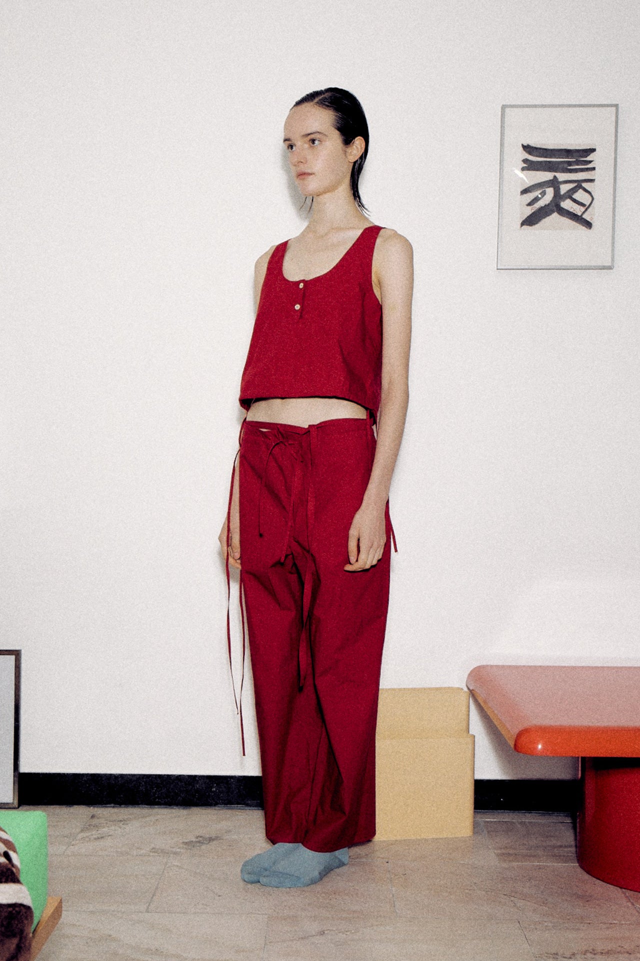 Cropped Sleeveless Strap Top