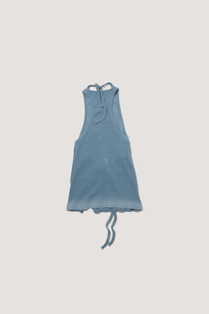 Indigo Dyeing Wrap Sleeveless