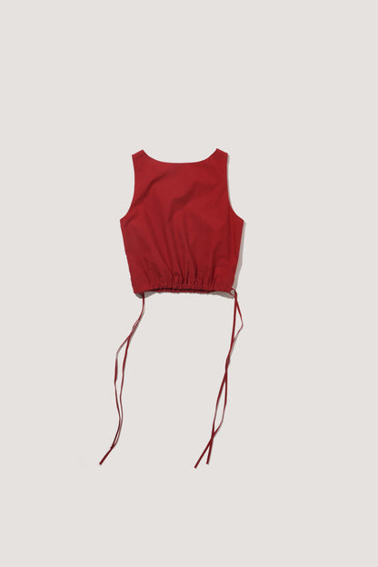 Cropped Sleeveless Strap Top