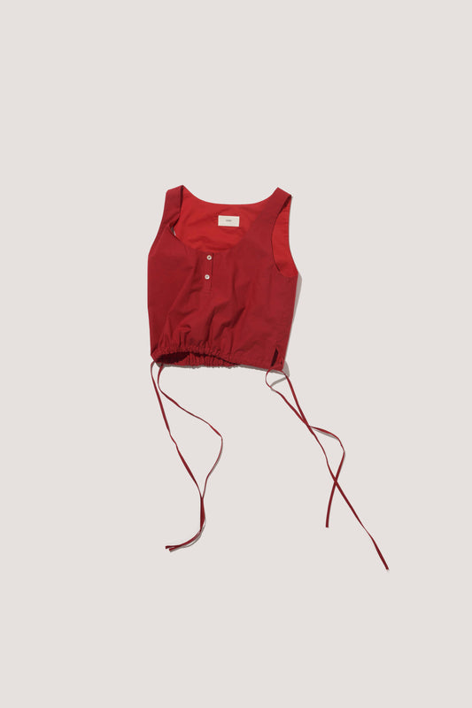 Cropped Sleeveless Strap Top